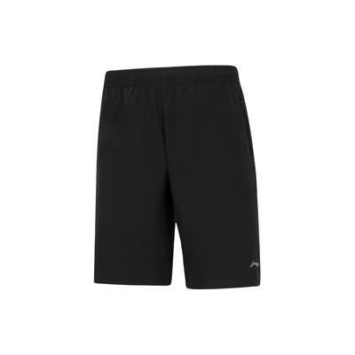 Quick-Dry Breathable Solid Color Low-Waist Moisture-Wicking Fitness Sports Casual Shorts Men Shorts Black AKSU469-1