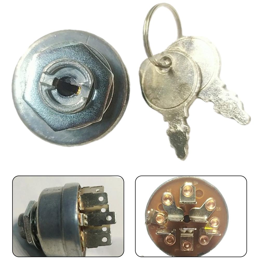 Kluczyk Stacyjki Traktorek Koszący Kluczyk Stacyjki Włącznik Startu 4 Pozycje Dla Sears Typ Zapłonu Magneto 532140301 7 Zacisków