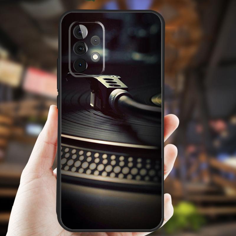 Vinyl DJ Record Art Case For Samsung Galaxy A52 A32 A22 A12 A13 A33 A53 A73 A14 A34 A54 A50 A51 A71 A52S Cover