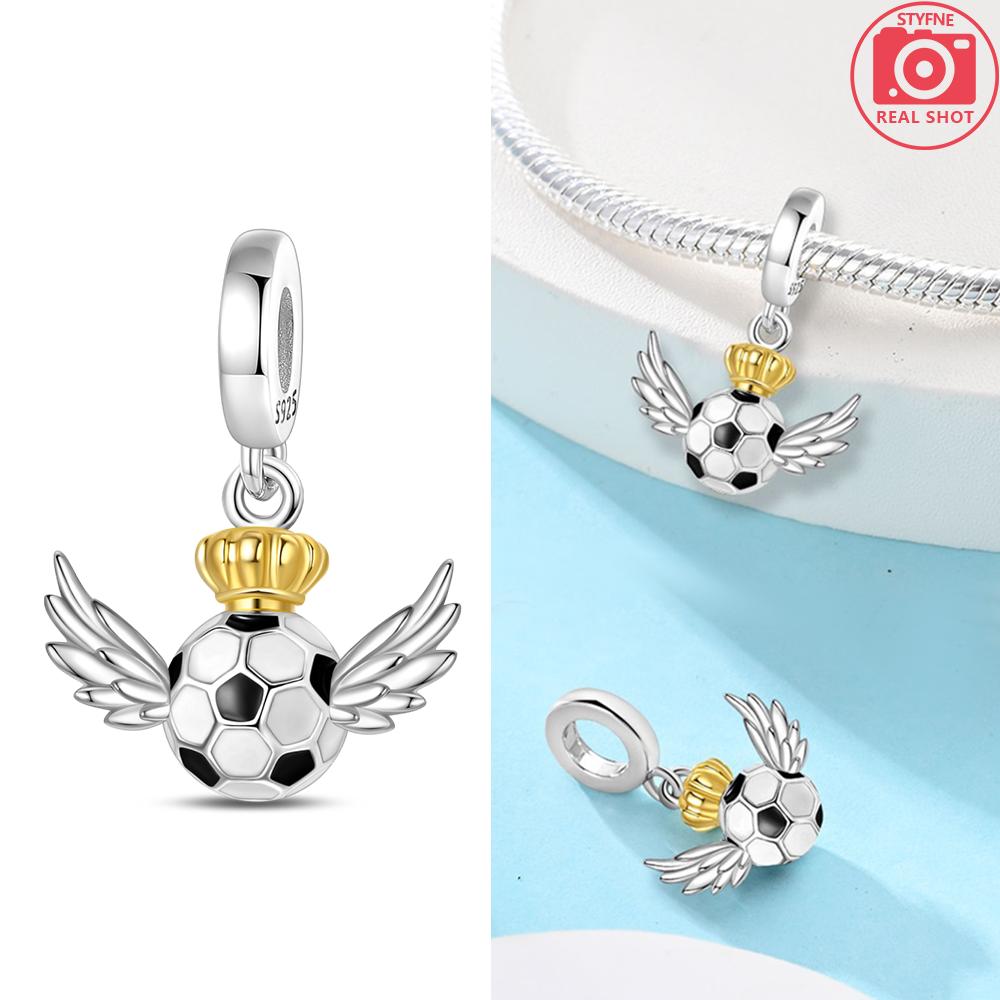 Charm Bead Charms Copper Authentic Football Coconut Tree Baseball Cap Bead Charms Compatible With Bracelets Women Jewellery Making Diy Fine Gift