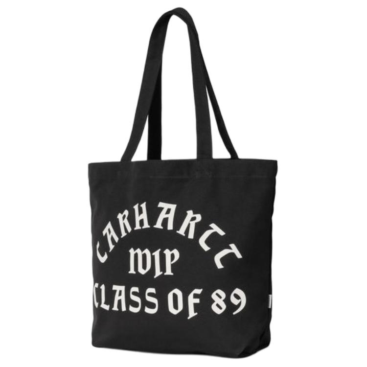New Carhartt WIP Cotton Tote Bag, Shopping Bag, Shoulder Bag Unisex Black I031597-28H-XX