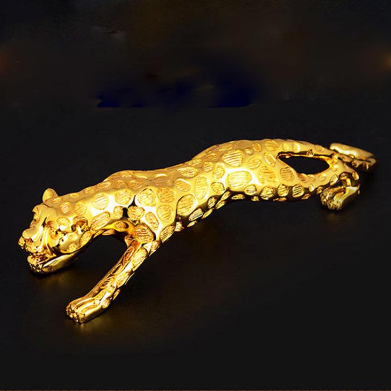 

Golden Leopard Car Ornament: Creative Center Console Men s Perfume and Small Car Decoration Without Hanging Ornaments