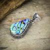 Abalone Shell Gemstone Handmade 925 Sterling Silver Jewelry Pendant 2.21" M-180