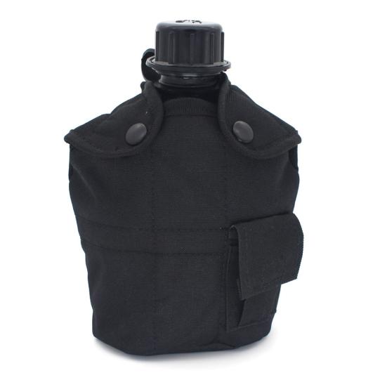 1L Army Military Water Bottle Camping Hiking Canteen Cup Portable for Outdoor