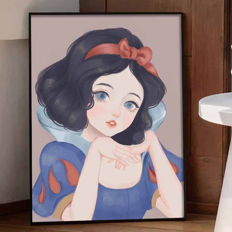 Disney Diamond Painting Set Snow White Home Decor Craft, Perfect Handmade DIY Gift Idea For Adults