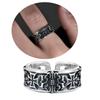 Trendy Hip Hop Crosses Rings for Men Adjustable Vintage Jewelry Copper Metal Gothic Punk Accessory