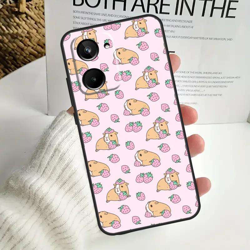 

Cute Cartoon Guinea Pig For Realme GT7 Pro GT6 C75 C61 C67 C63 C71 C55 C51 C65 C53 10 11 12 13 14 15 Pro Plus Case Realme GT7 Pro