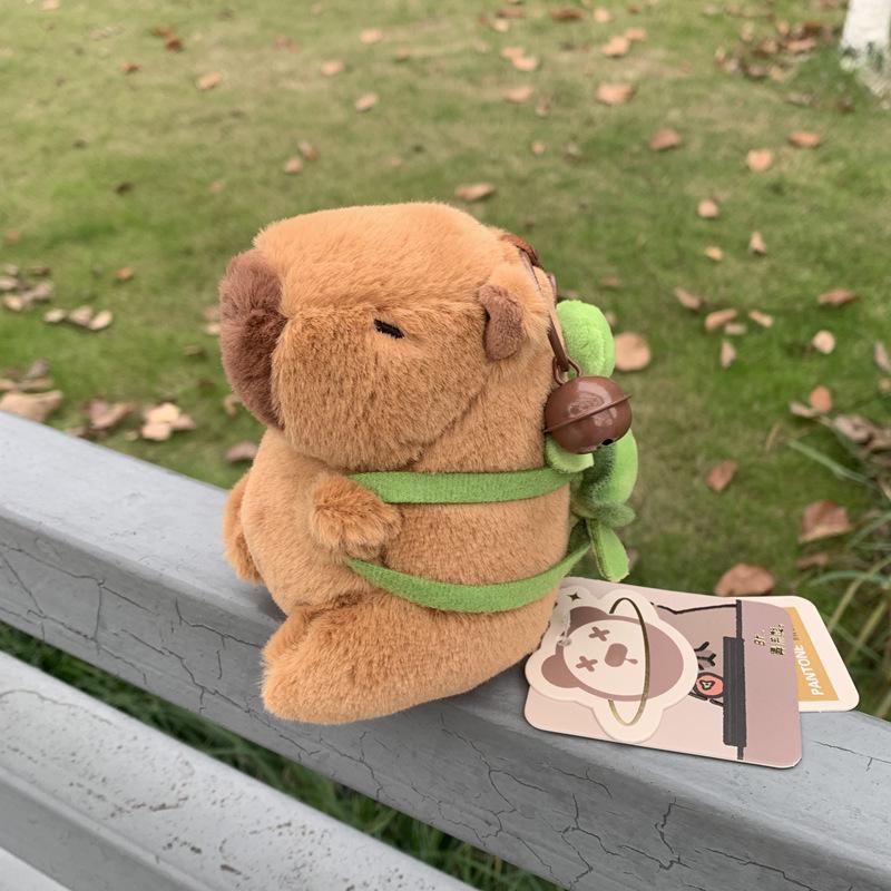 Capybara Bear Plush Keychain & Backpack Charm Genuine Guarantee (with Anti-counterfeit Label)