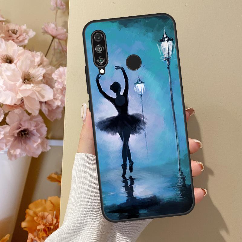 Gymnastik Ölgemälde Für Honor 50 8X 9X 10i Hülle Für Huawei P50 Pro P20 P40 P30 Lite P Smart 2021 Nova 5T Hülle