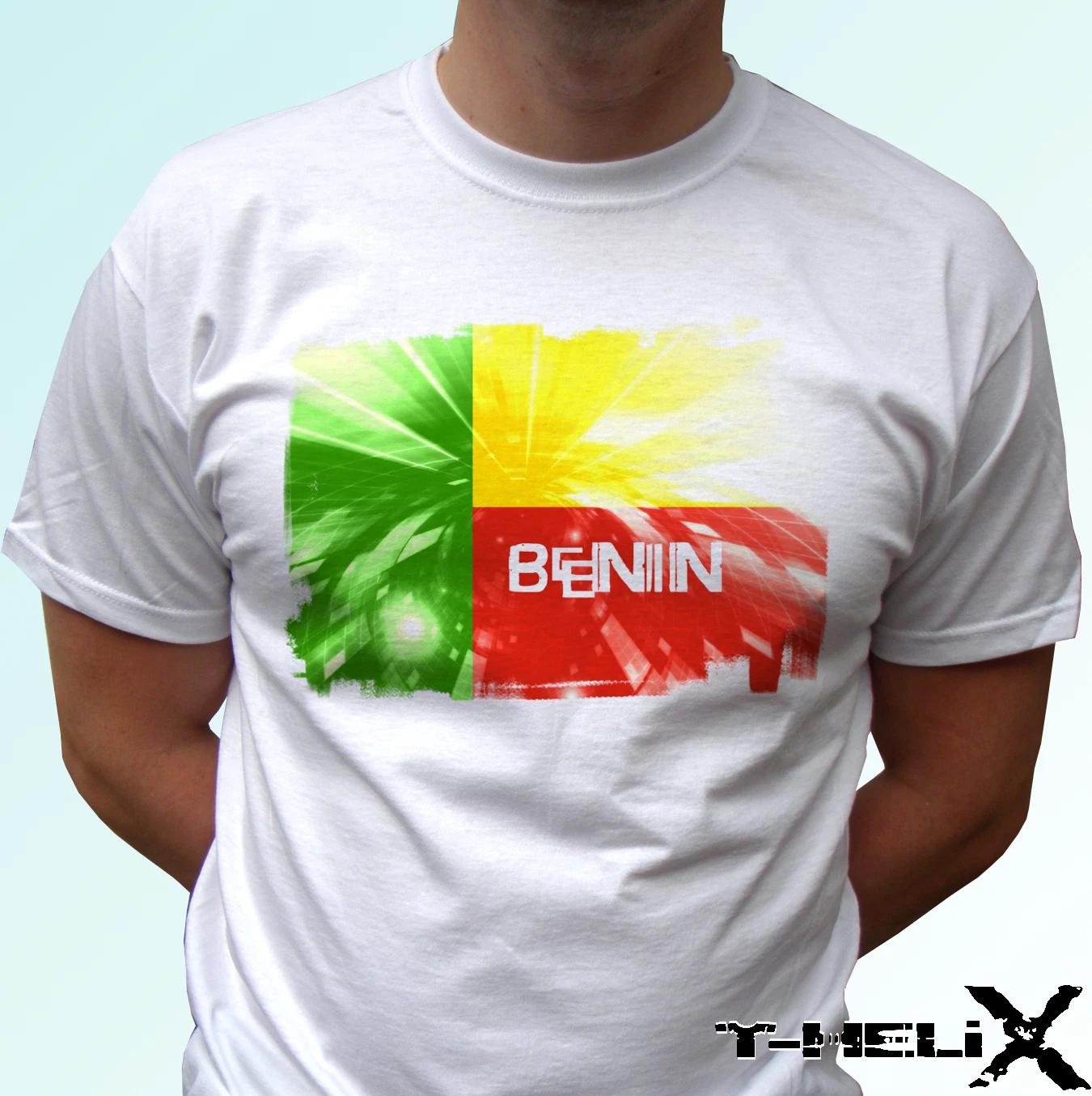 Benin flag - white kids boys T-Shirt top design s s kids & baby sizes 120