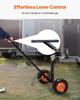 600lbs Trailer Dolly 16.5 and 22 inAdjustable Height 1-7/8 In Ball Solid Tires