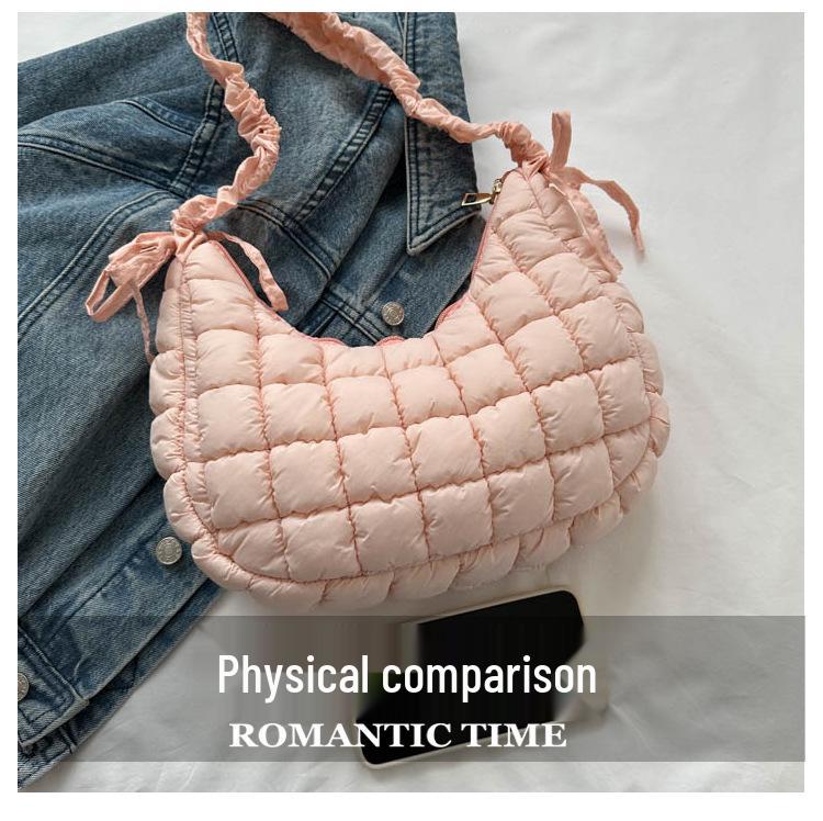 2023 Trendy Pleated Shoulder Bag for Women - Early Autumn Versatile Underarm Style