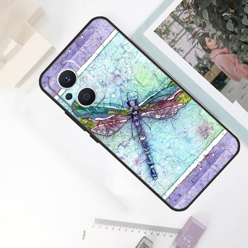 Dragonfly Case For OPPO Reno 11F 4Z 5Z 8T 10 Pro 4 6 7 8 5 Lite OPPO Find X6 Pro X2 X3 X5 Lite Cover