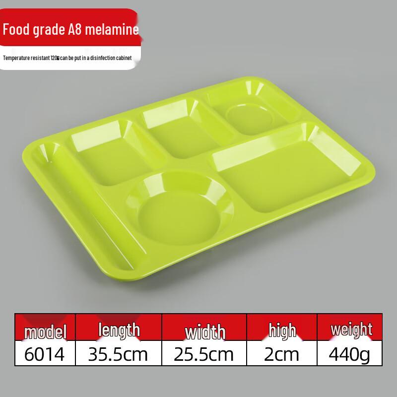 Melamine Divided Fast Food Plate