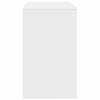 White Sideboard with Drawers 120 x 41 x 75 cm Engineered Wood