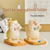 Adorable Cat Phone Holder for Office Desk - Stable Desktop Decoration Ornament