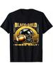Black Golden Football Vibes Only Graphic TShirt 100 Cotton ONeck Short Sleeve Summer Casual Unisexs Tshirt Streetwear