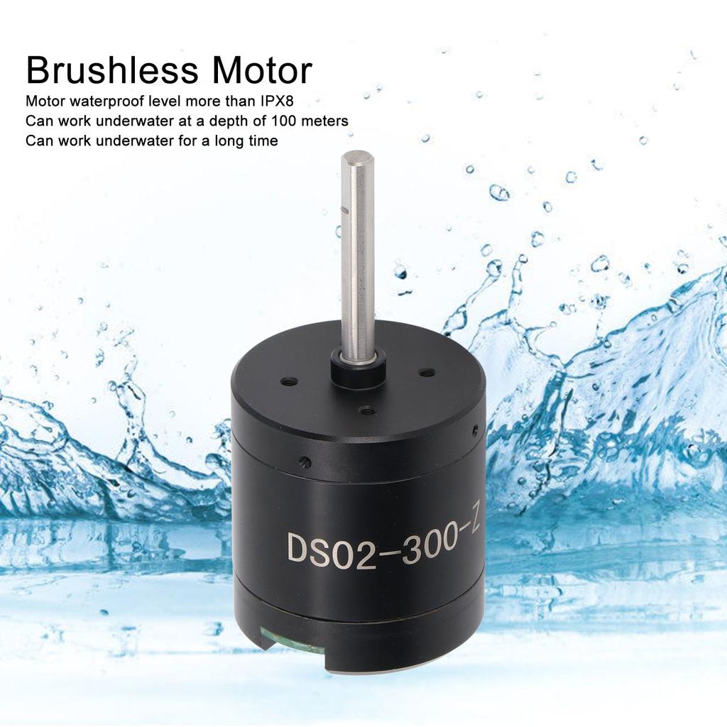 Long Shaft Brushless Motor Waterproof IPX8 Heat Dissipation Stable Performance for Underwater 26V