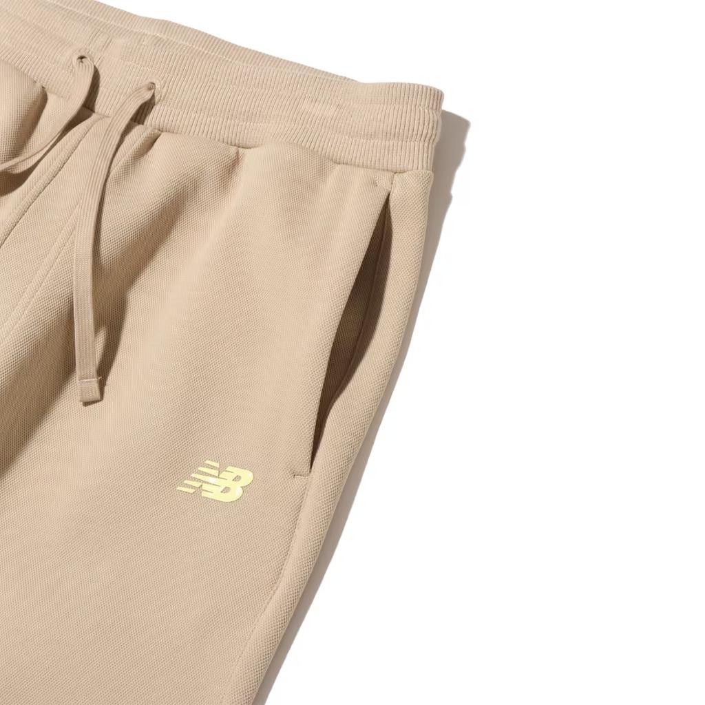 New Balance SS24 Knitted Sweatpants Unisex Camel amp41352-sot