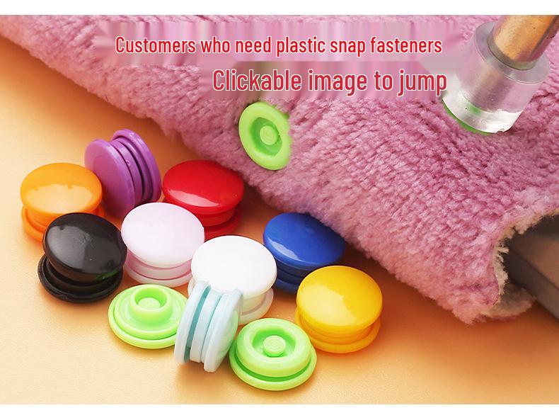 Colorful Resin Snap Fastener Tool Kit: T3, T5, T8 Snap Pliers for DIY Button Installation