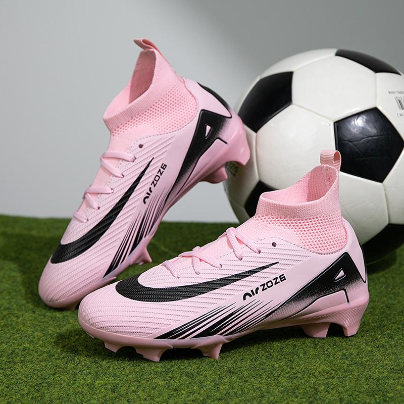 Outdoor Men Football Field Boots Grass Training Professional Football Shoes Long Spikes Fast Soccer Shoes Society Cleats Sneaker
