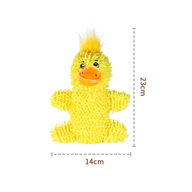 Squeaky Dog Chew Toys Bear Plush Dog Toys To Keep Them Busy, Built-in a Squeaker for Small Animals Pet Dogs Puppy Teething