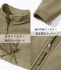 Soft Shell Jacket Outdoor Jacket Climbing Outerwear Cold and Windproof Outerwear with Fleece Ski Wear Khaki 3XL [KEFITEVD] Men's