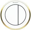 Geberit Hytouch Flush Plate Type 10 White Gilded