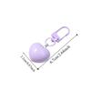 5pcs Anti-lost Love Resin Keychain Colorful Car Keychain Cute Heart Pendant Keyring  Earphone Bag