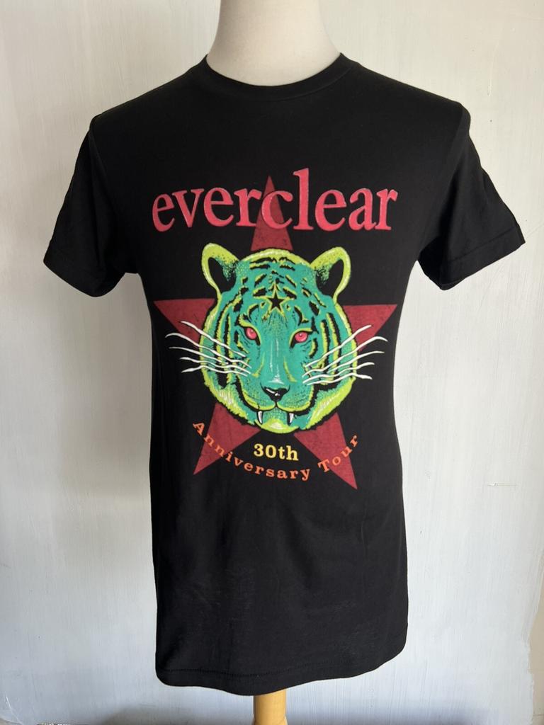 EVERCLEAR (2023) Offizielles 30-jähriges Jubiläumstour 90er Jahre Band Roter Stern T-Shirt Klein