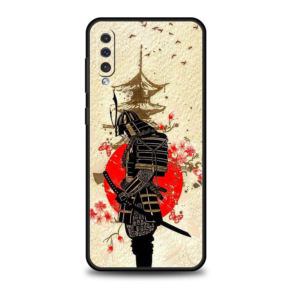 Painting Japan Samurai Art Phone Case for Samsung A52 5G A12 A70 A50 A40 A20s A30 A10s A20e A10 A22 A72 A32 A02 A42 A04S Cover