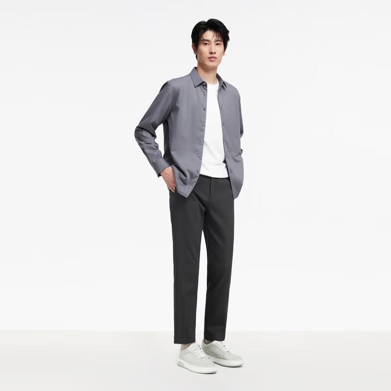 Joeone Men's Tech Warm Long Sleeve Casual Shirt