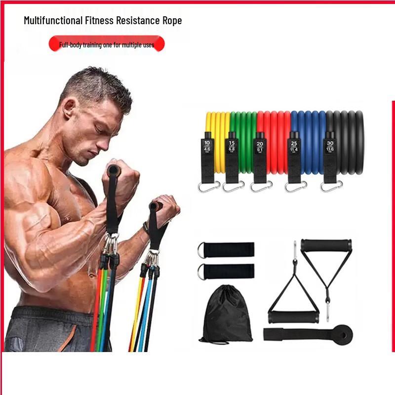 RMWANG 11-Piece TPE Resistance Band Set