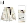 Pantaloncini Cargo Multi-tasche Stile Americano da Uomo