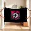 Nirvana (1) Coperta di flanella un morbido accento per la camera da letto e il soggiorno e un accogliente regalo per la casa