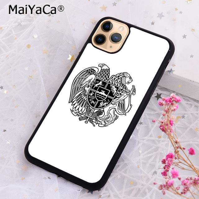 

MaiYaCa Armenia Albania Russia flag Emblem Phone Case For iPhone 17 Air 16 15 plus 11 12 13 14 pro max coque iPhone 11pro max