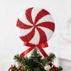 Romantic Candy Christmas Tree Topper Colorful Icing Design Festival Party Scene Decoration  Mall