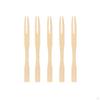100 Pieces Fruit Fork Food Bamboo Halloween BBQ 9cm Kitchen Accessory for