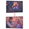 Disney Rapunzel & Flynn Rider, Pascal Postcard Canoe Lenticular Japan NEW
