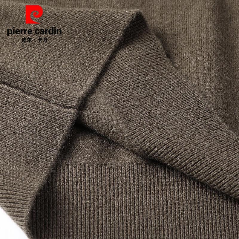 Pierre Cardin Men's Fine Spun 100% Wool Polo Sweater