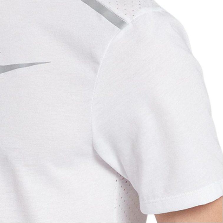 Nike T Shirts Men's White Crew Neck Moderate Straight Fit 892814-100
