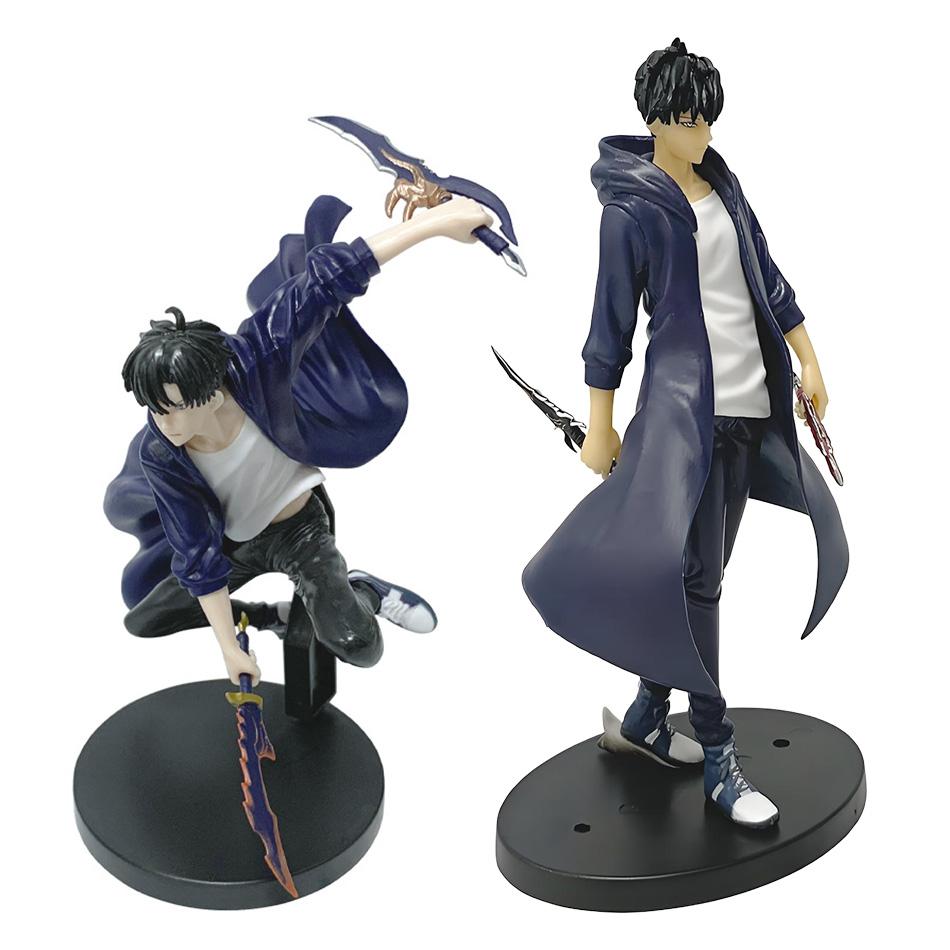 In Stock Solo Leveling (Anime Version) Figure -Sung Jinwoo Action Figure 21cm PVC Collect Model Figure Display Anime Merchandis