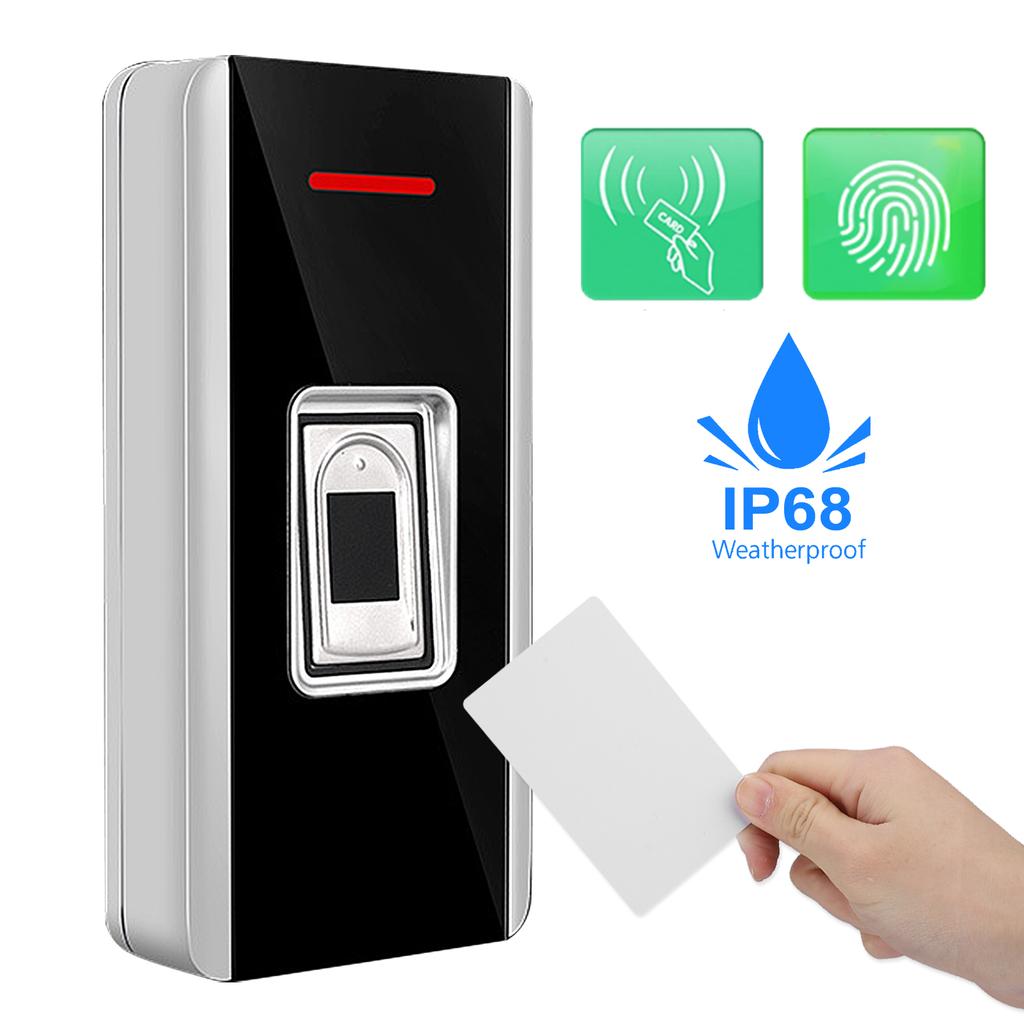 Access Control Machine Semiconductor Fingerprint IC Card 13.56MHz RFID IP68 IR Remote Control Wiegand26