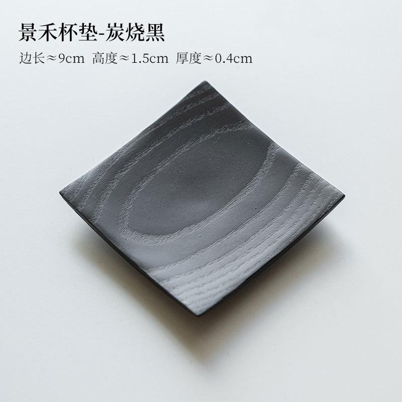 

Solid Japanese Coasters Wooden Coaster Original Cup Holders Drink Coaster Tea Ceremony Accessories Drinkware KungFu Tea Set Mat