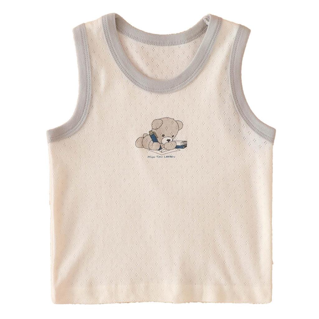 Children's Cartoon Cotton Sleeveless Summer Vest