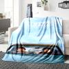 Custom Name "Hogwarts Castle Trilogy" Blanket for Couch & Bed, Plush Cozy Fuzzy Blanket Super Soft & Warm Blankets for Fall and Winter. 090891