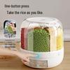 2024 Rotating Rice Storage Cylinder: Insect-Proof, Moisture-Proof, Sealed Grain Box for Home