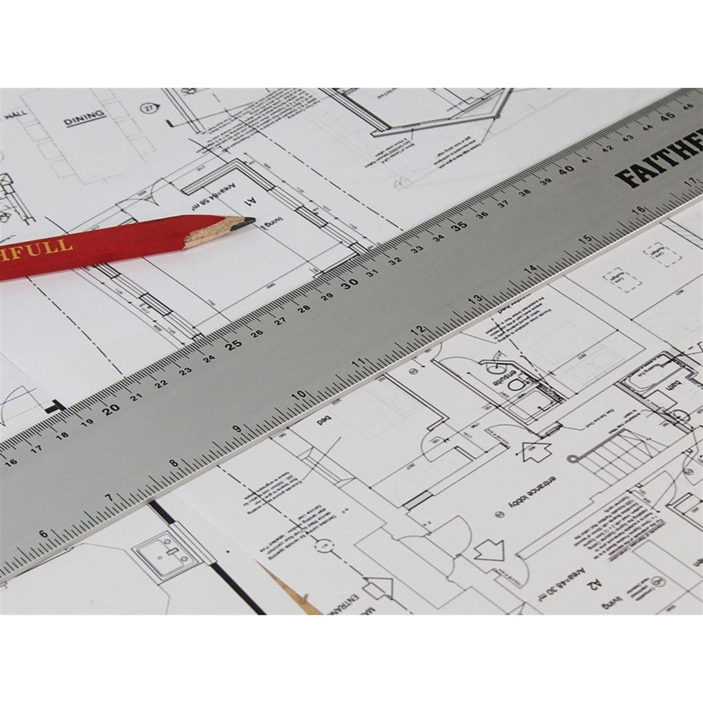 Faithfull Aluminium Flat Rule