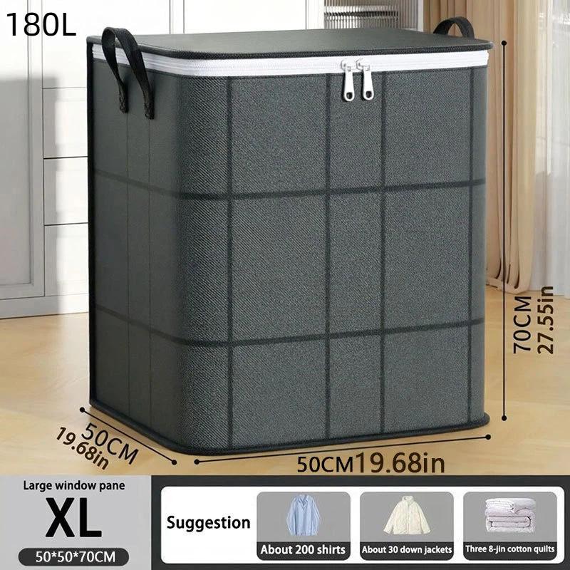 Blanket and Bedding Organizer Bag Large Capacity Foldable Storage Solution for Tidy and Easy Organization
