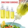 1000ML Küchenöl-Sprühflasche Gewürz-Quetschflasche Kunststoff-Gewürzflasche für Ketchup Salatdressing Picknick BBQ Gadgets